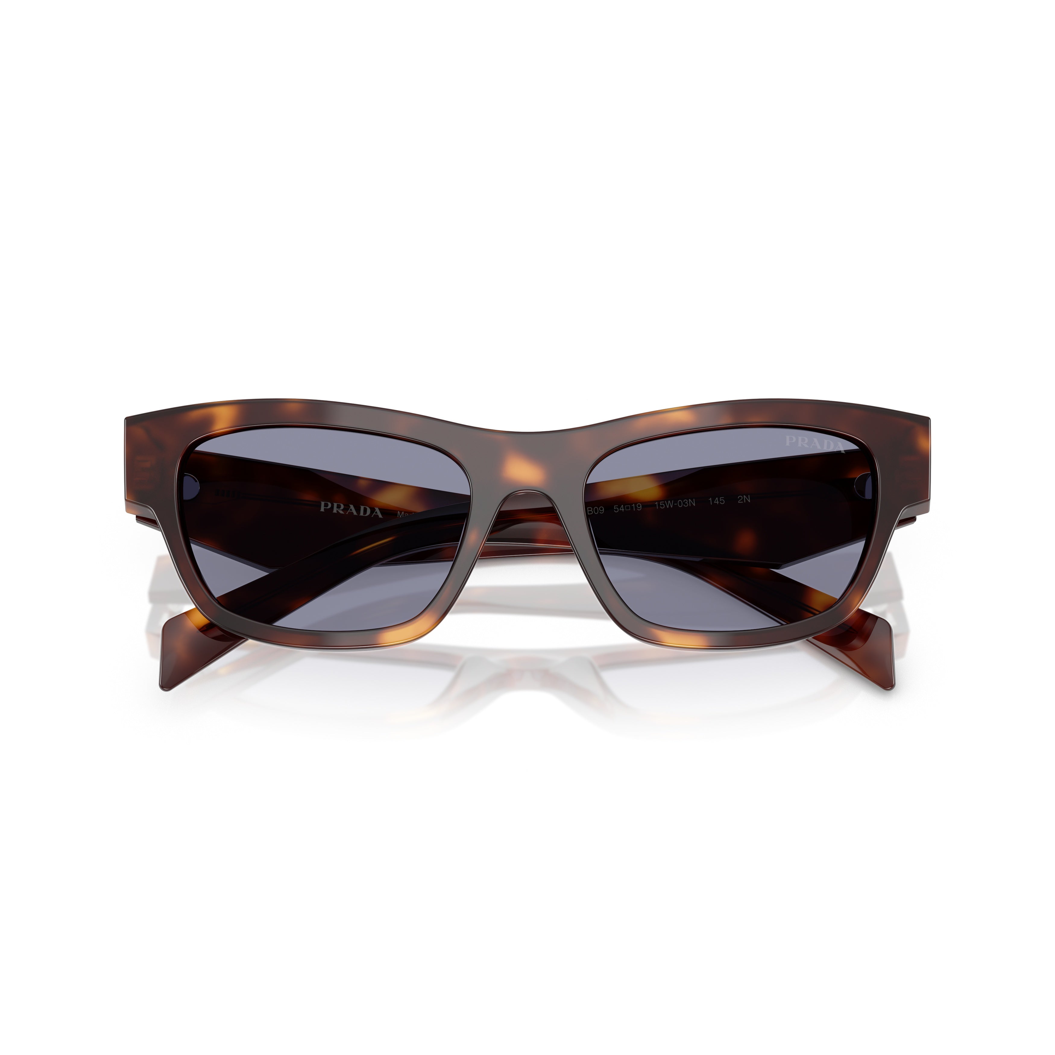 0pr B09s Rectangular Tortoiseshell Acetate Sunglasses