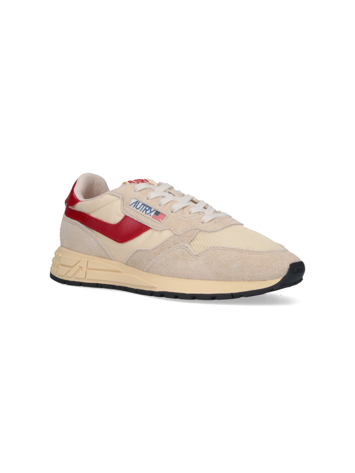 Beige Low-Top Sneakers with Minimalist Design