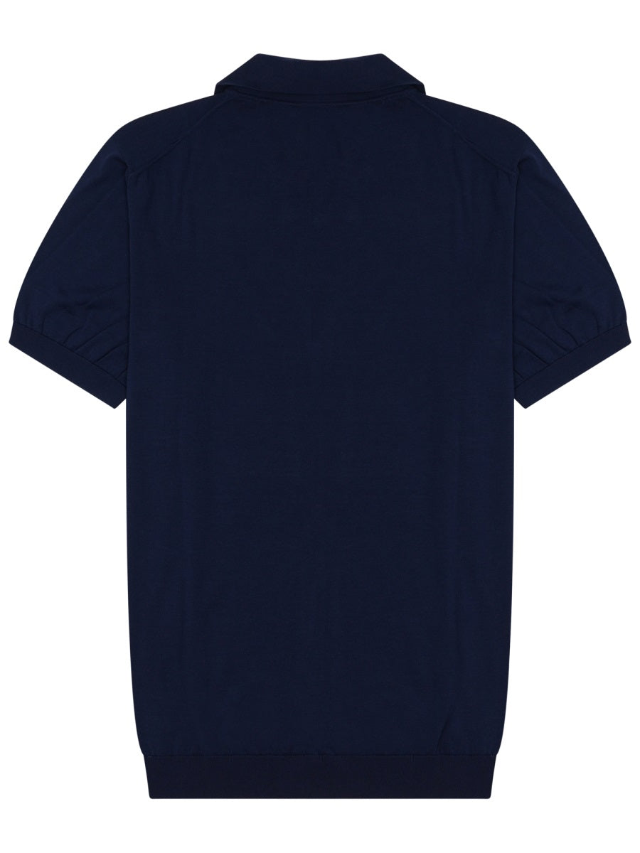 Short-Sleeved Polo Shirt With Classic Collar
