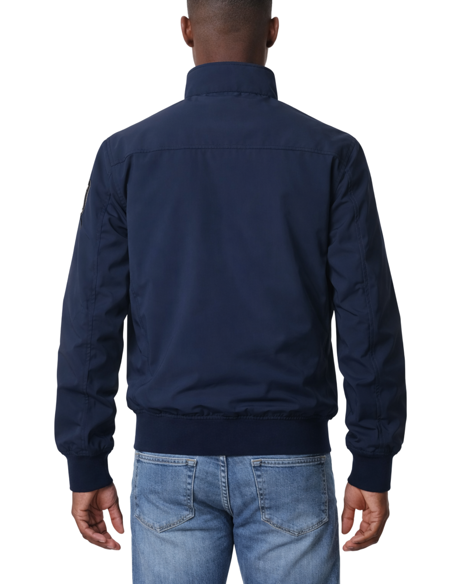 Blue Anson Bomber Jacket
