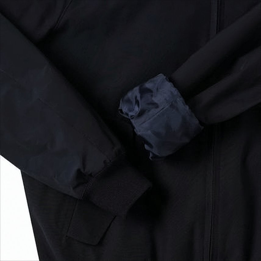 Classic Black Bomber Jacket with Tartan Lining