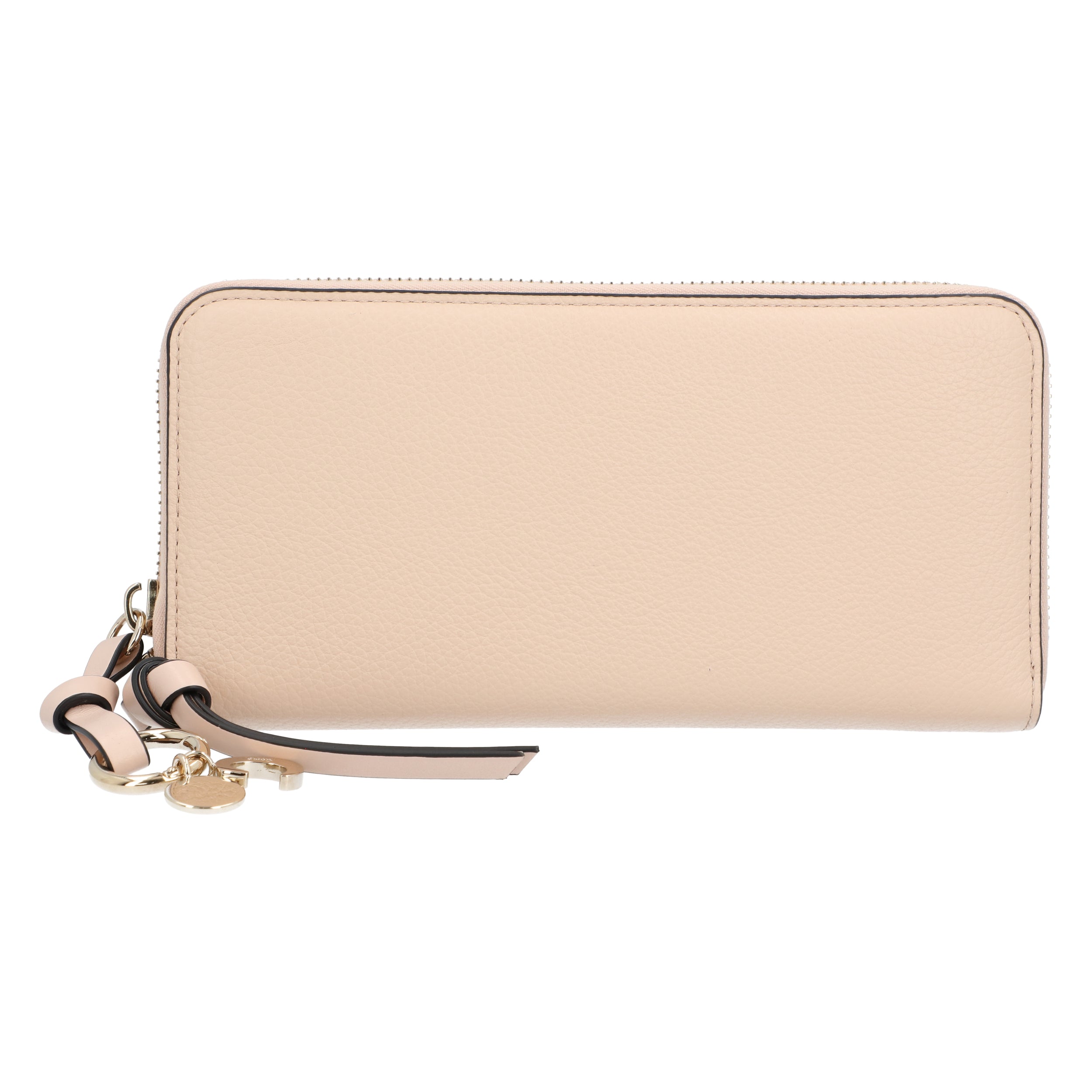 Alphabet Long Wallet Beige