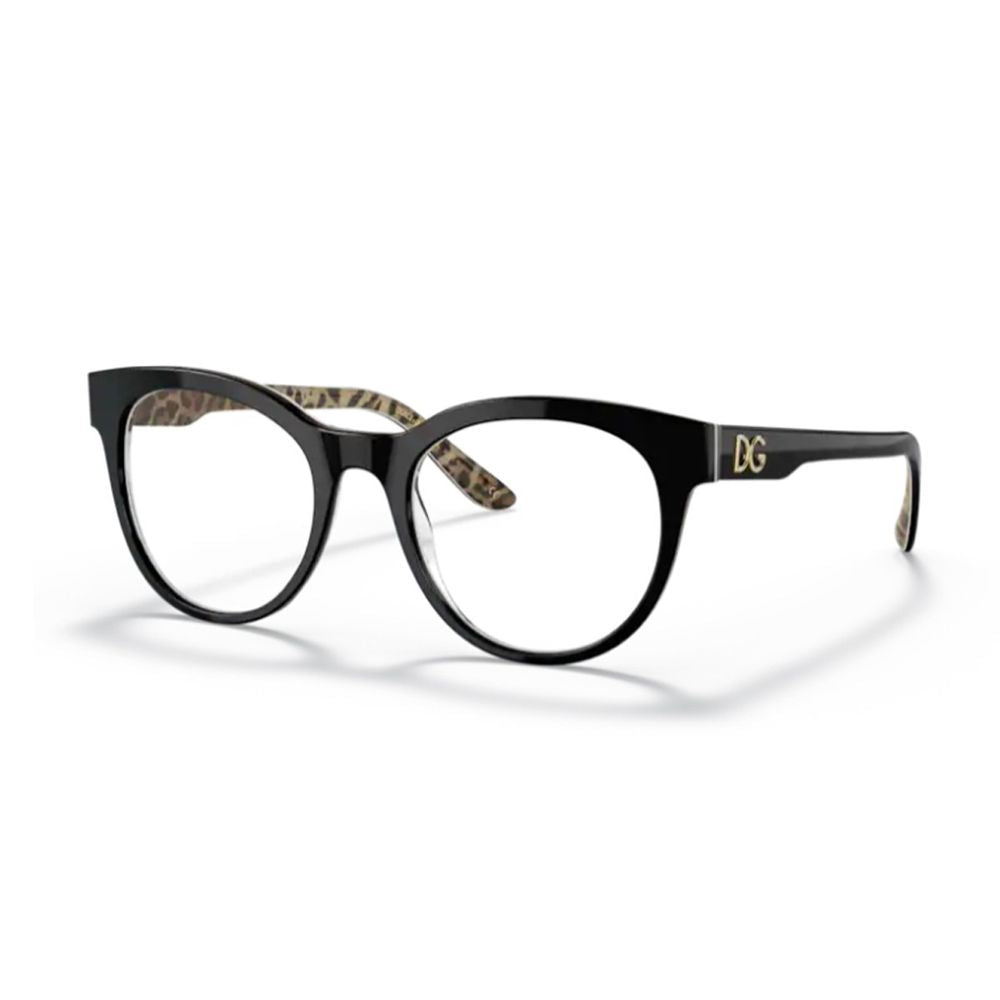 Dg3334 Geometric Round Frame Eyeglasses