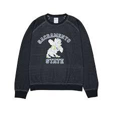 Winged Donkey Graphic Print Long-Sleeved Sweatshirt