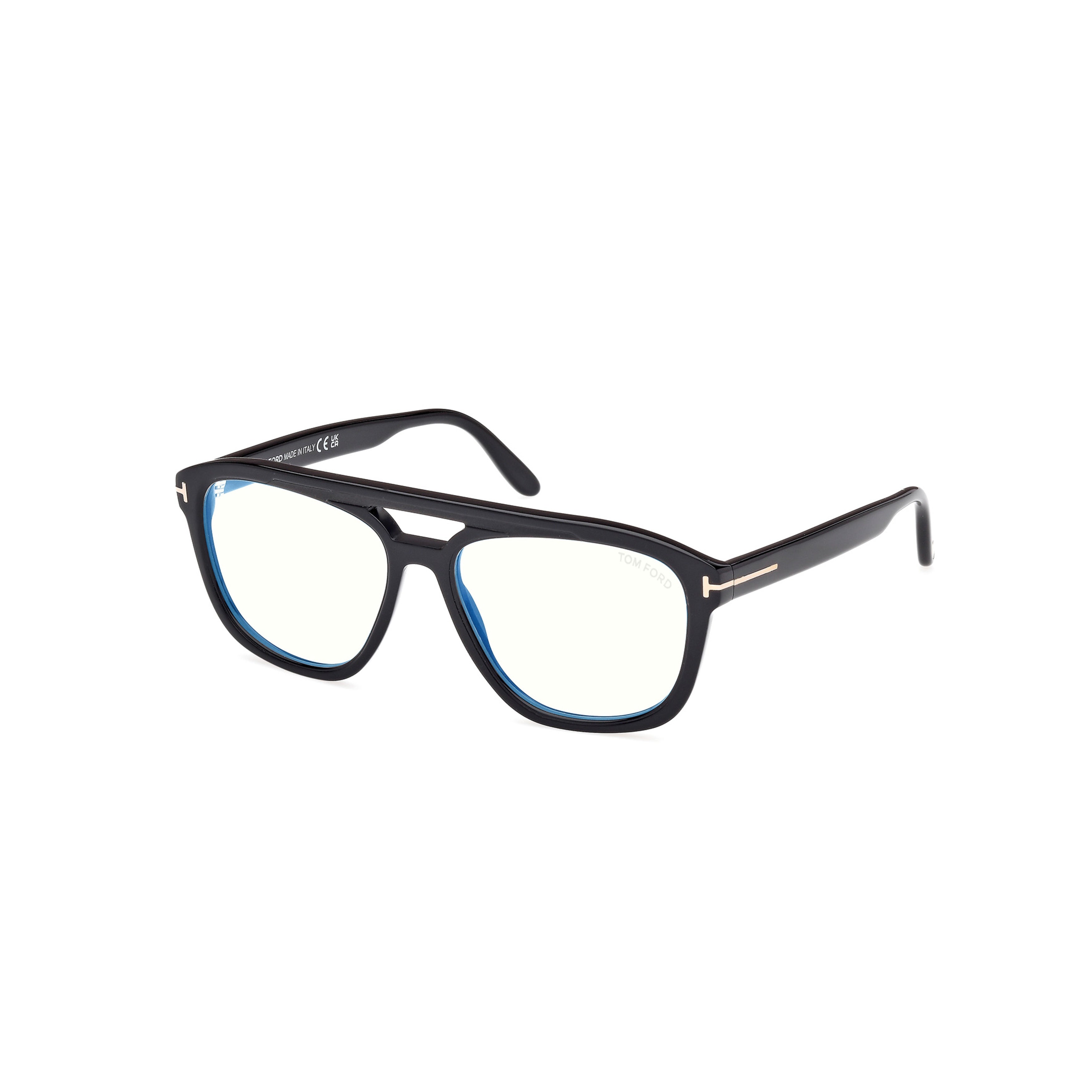 Ft6024-B Bold Rectangular Frame Eyeglasses