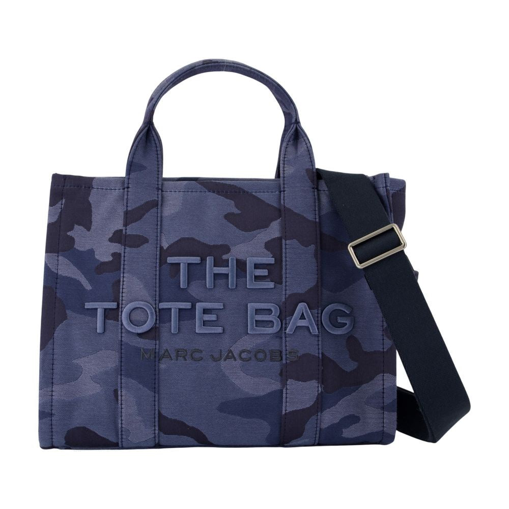 The Medium Tote - Cotton - Blue