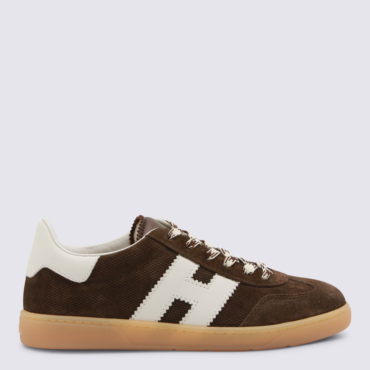 Brown Leather Sneakers