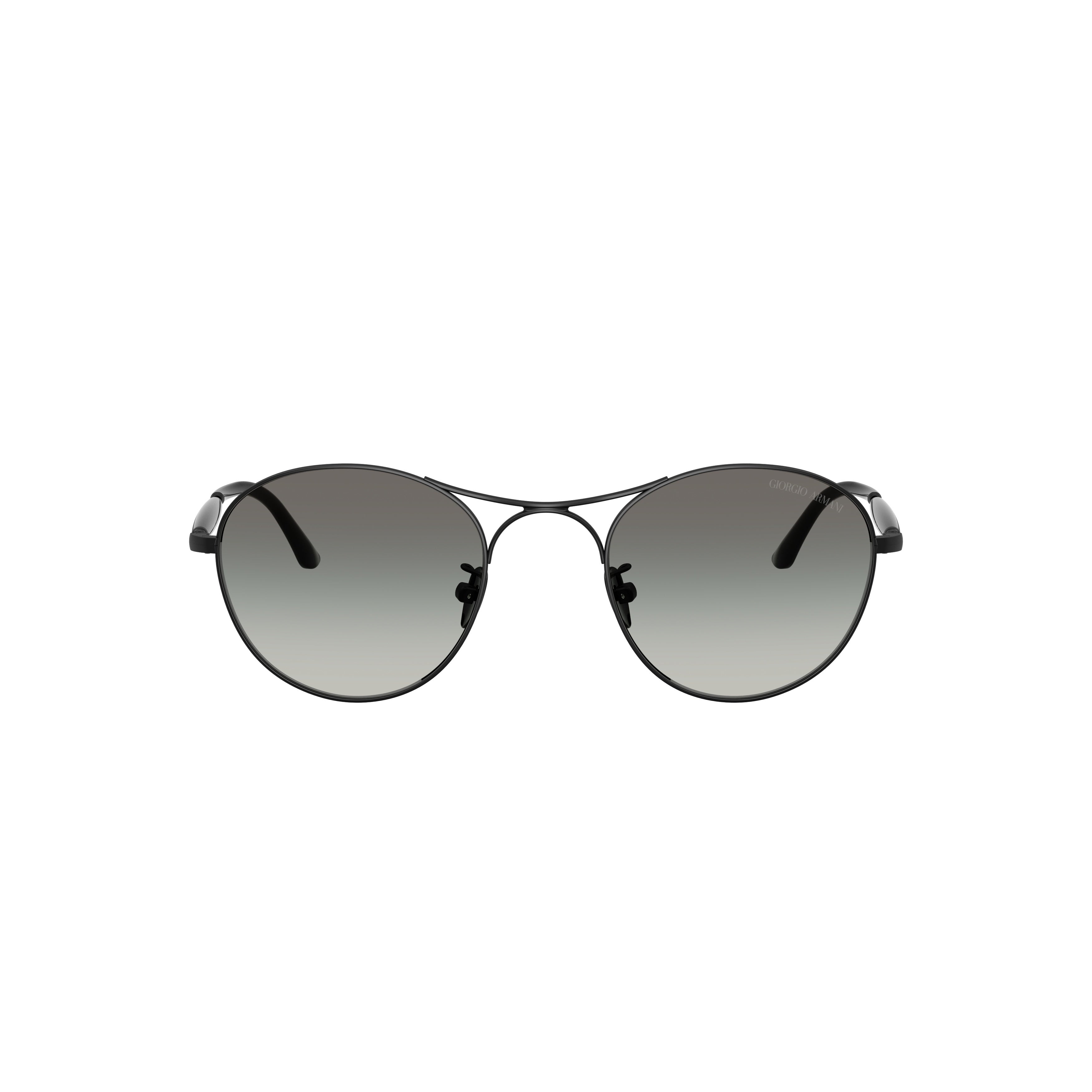 0ar6177 Round Gradient Lens Sunglasses with Double Bridge Design