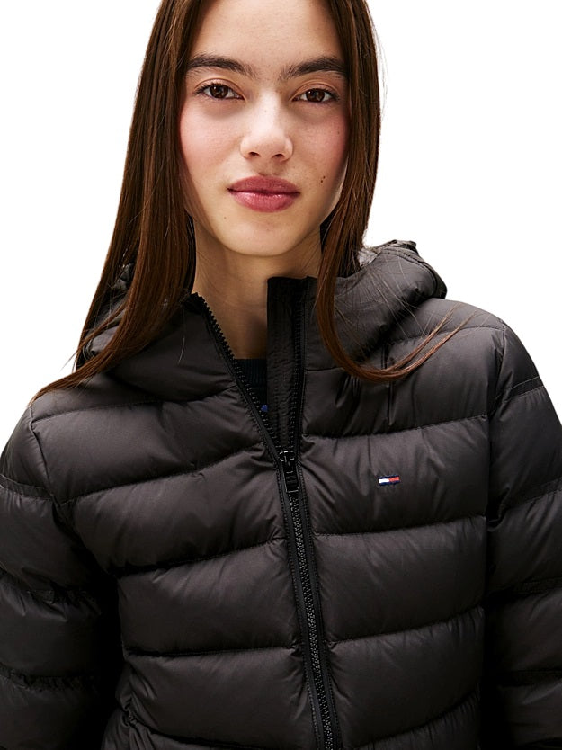 Hooded Down Jacket With Removable Hood