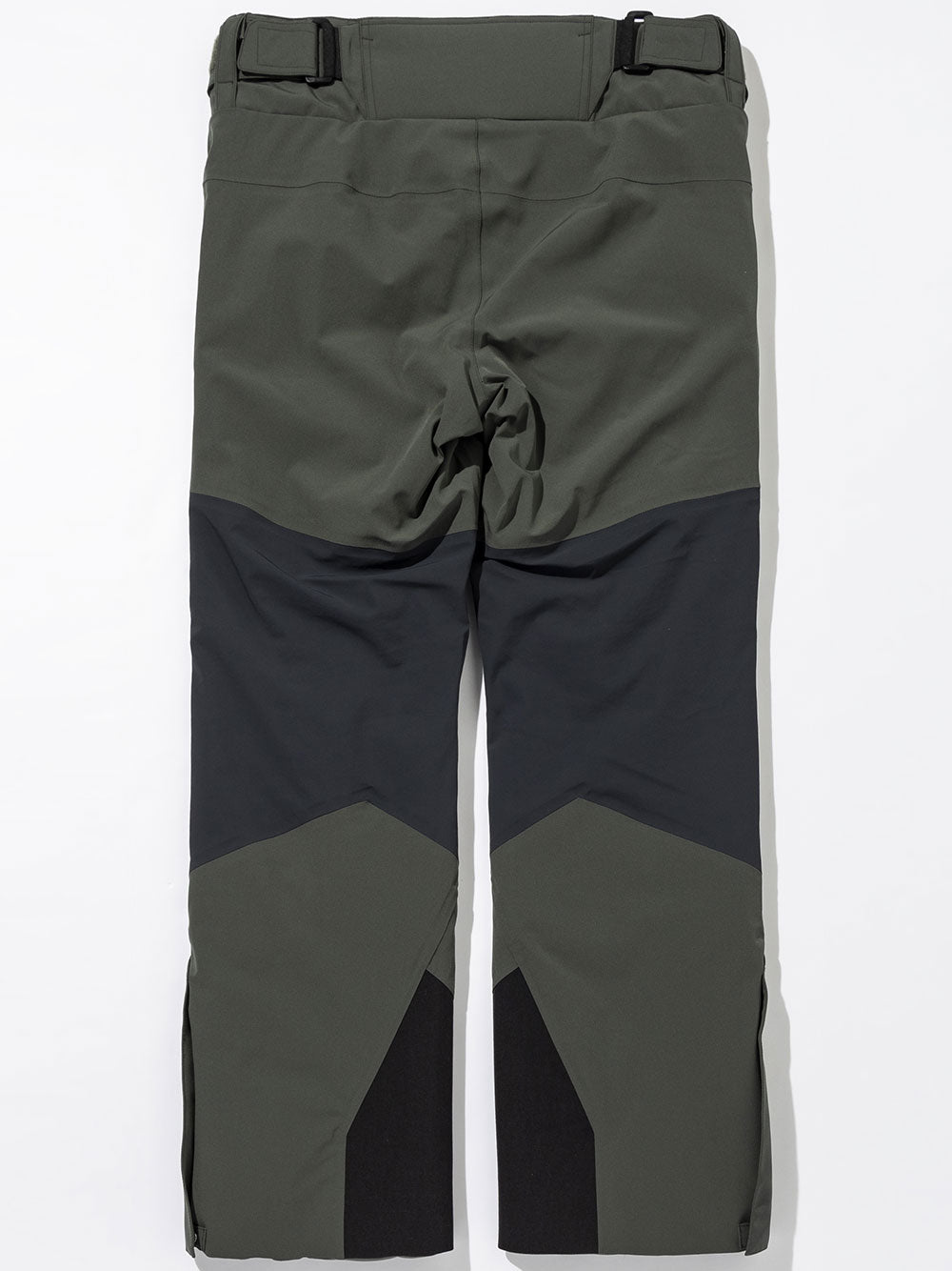 Olive Green/Black Twinpeaks Fabric Ski Pants
