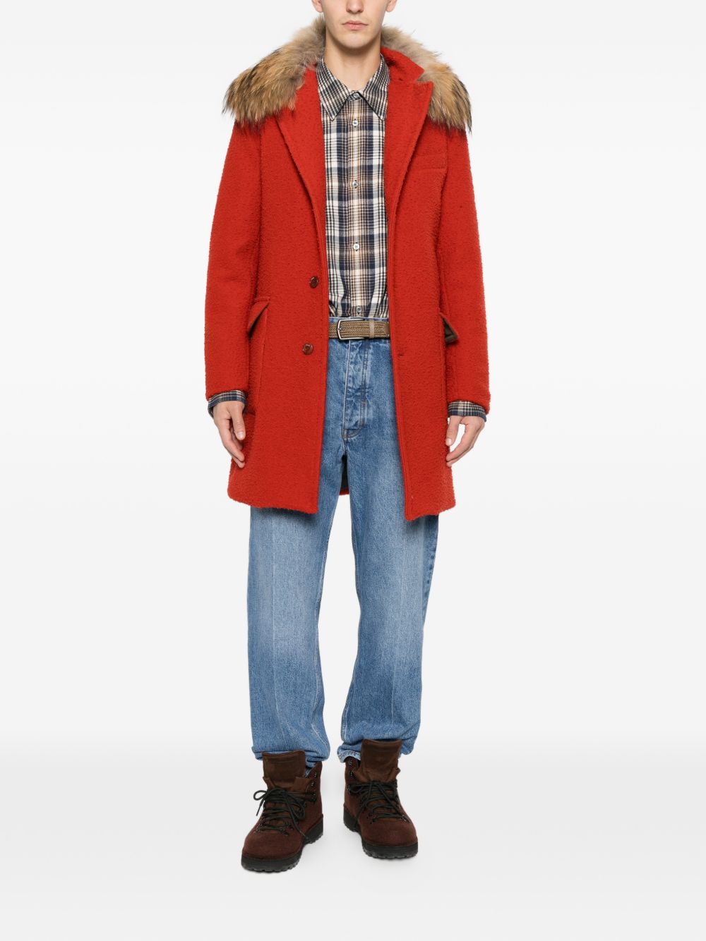 Capalbio Rossa Jacket In Virgin Wool