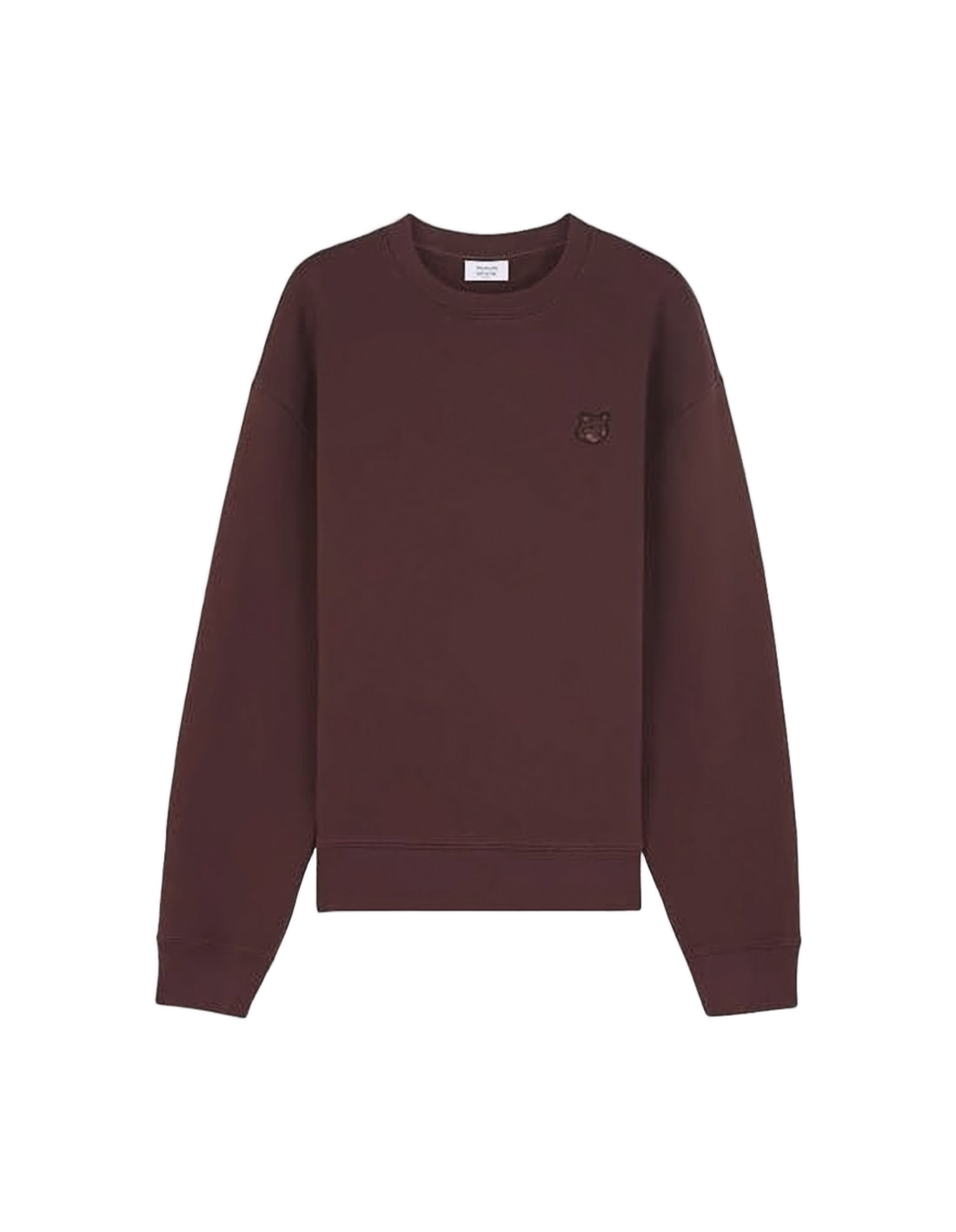 Long-Sleeve Crewneck Sweatshirt with Subtle Embroidered Logo