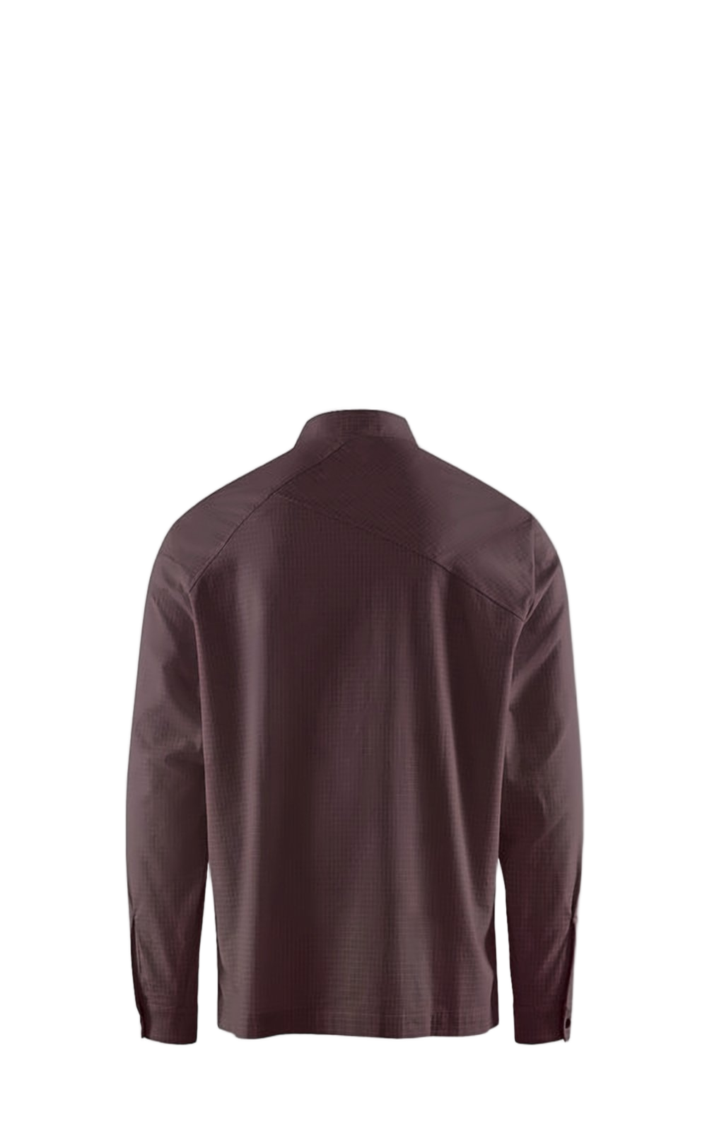 Textured Mandarin Collar Shirt