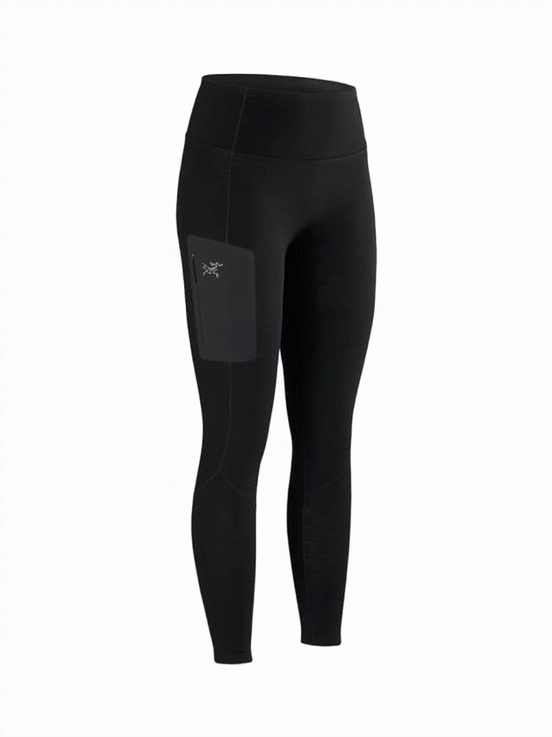 Fitted Black Straight Pants