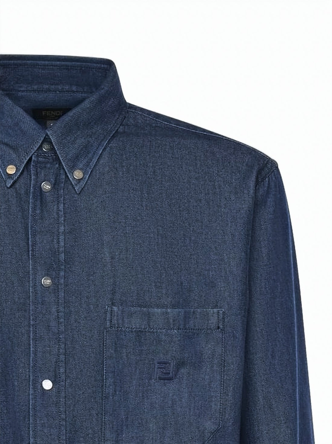 Classic Long-Sleeve Denim Shirt