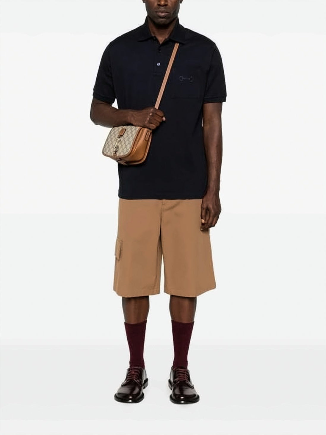 Short-Sleeved Polo Shirt With Classic Collar