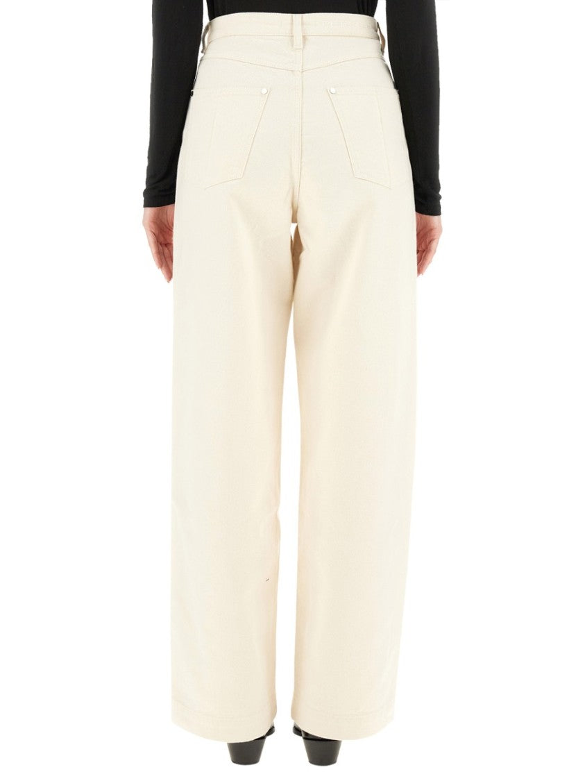 High-Waisted Wide Jeans