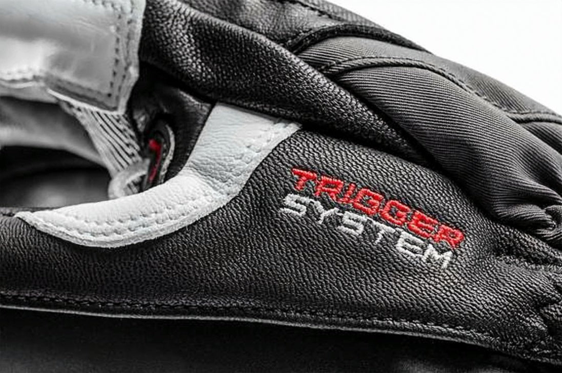 Robust Black Gloves with Padded Knuckles