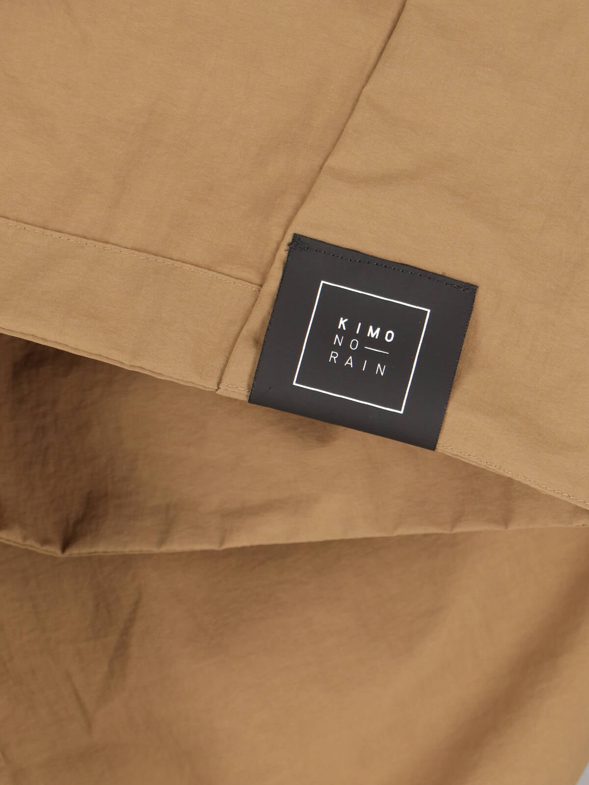 Brown No-Rain Water-Repellent Hooded Parka