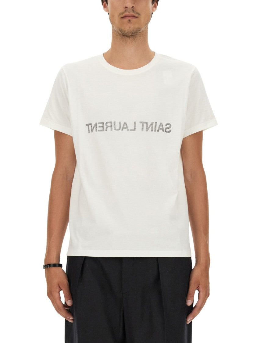 T-Shirt With Reverse Logo