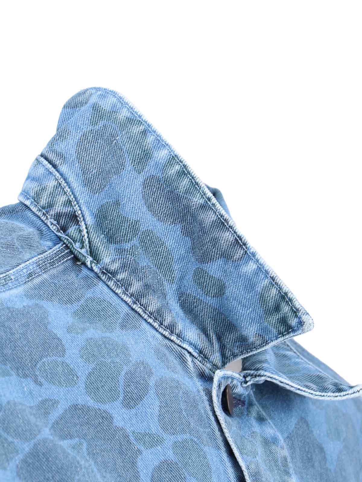 "Duck Helston" Jacket, In Light Blue Organic Cotton