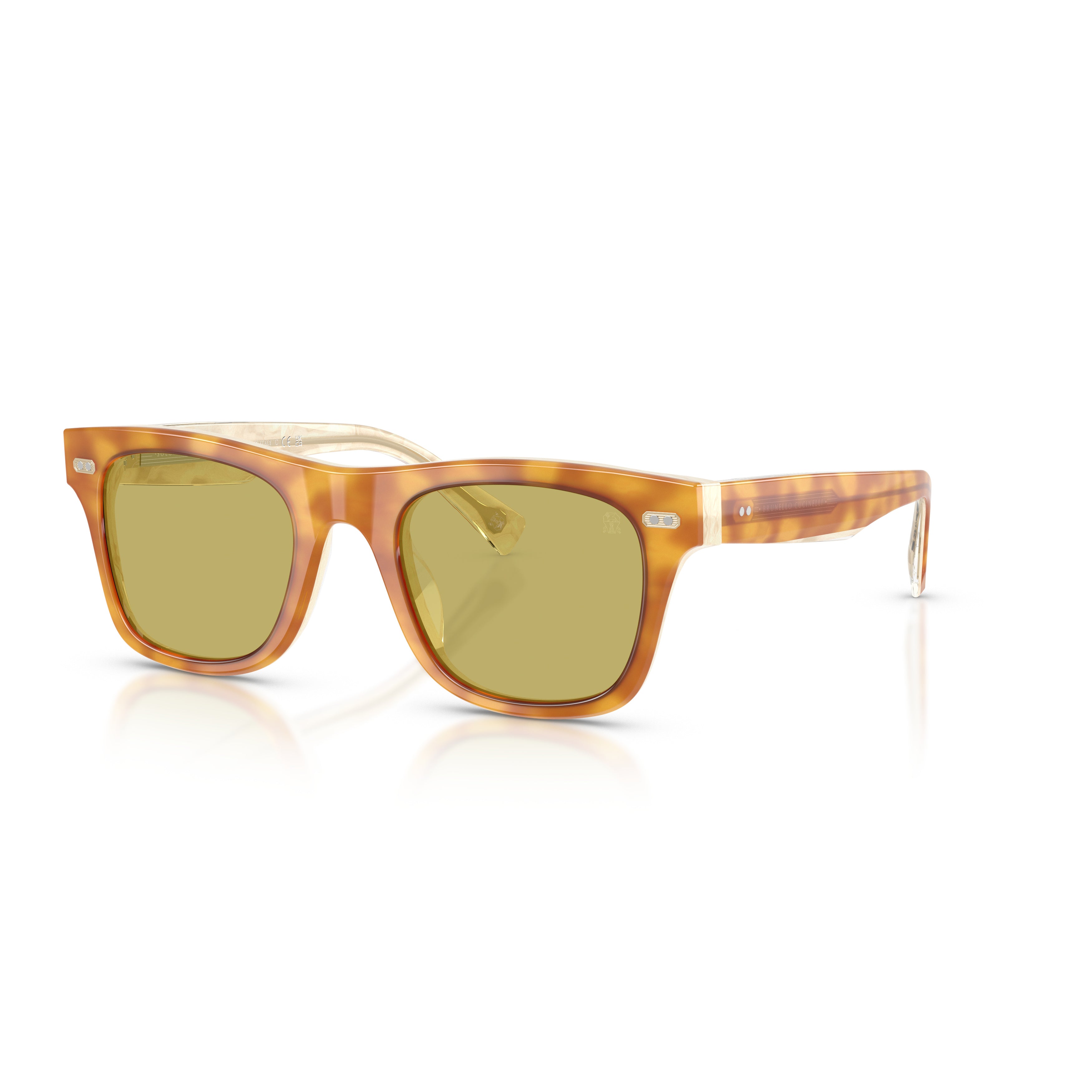 0bc4002s Bold Acetate Square Frame Sunglasses with Tortoiseshell Pattern