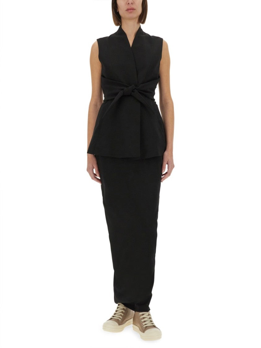 Structured Sleeveless Jacket
