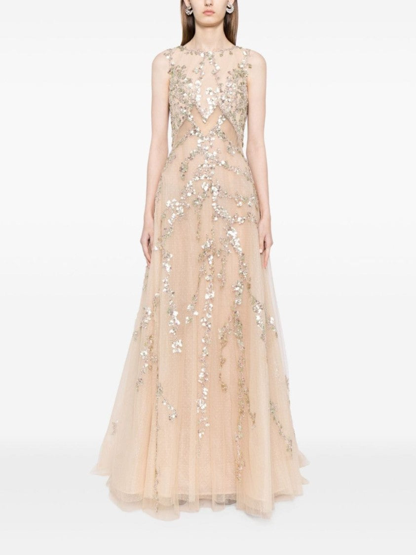 Tulle Dress With Beading