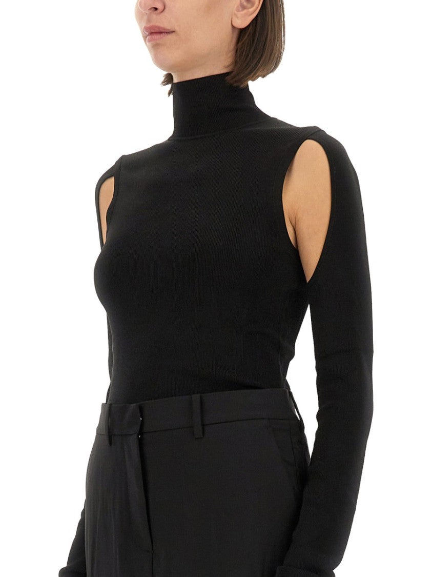 High Neck Slim-Fit Top