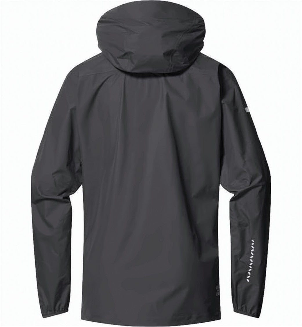 Black Jacket with Adjustable Hood