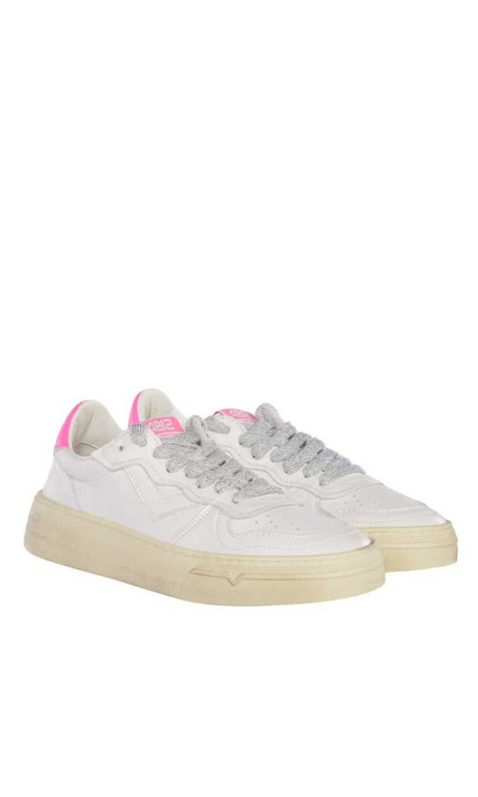 Soft White Leather Sneakers