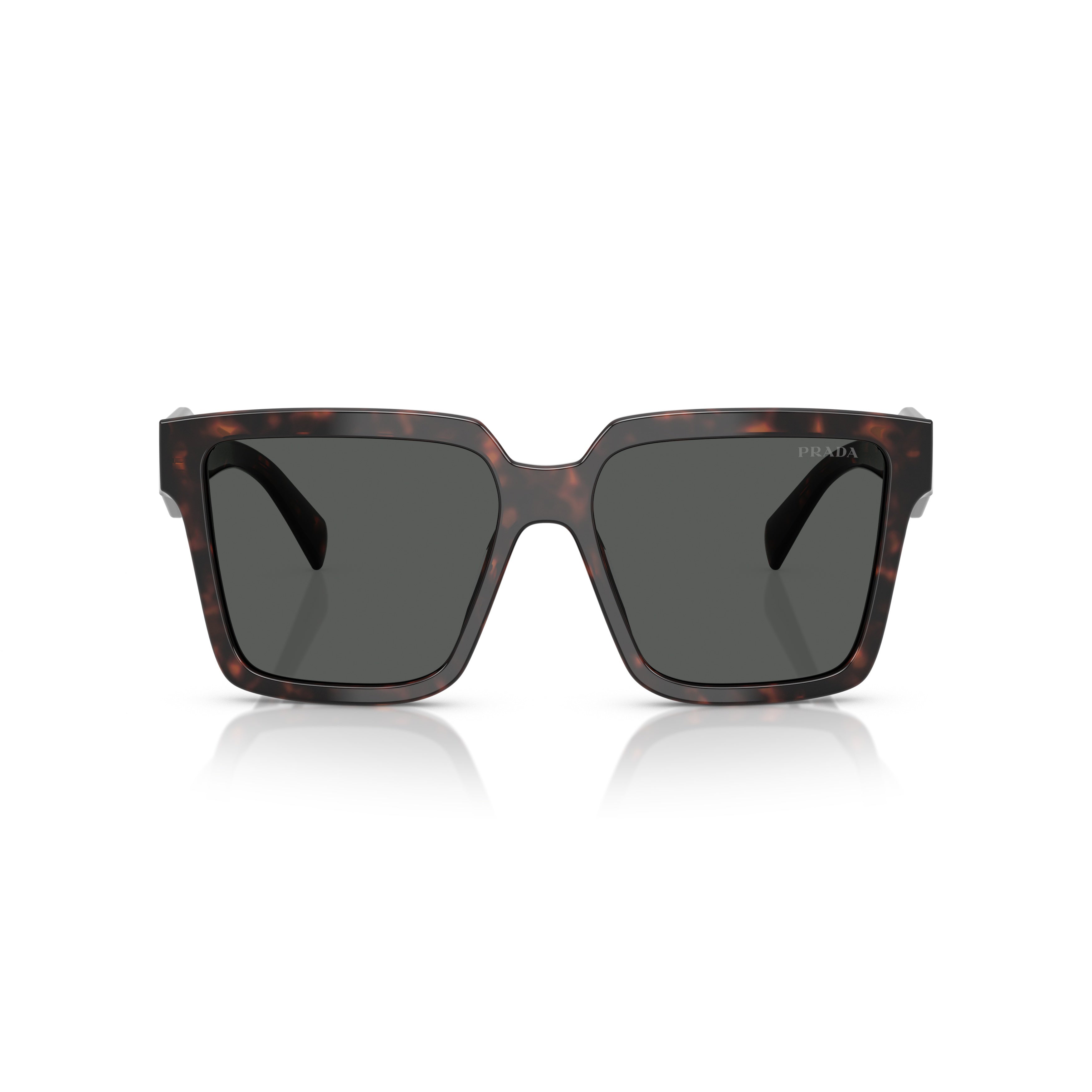 0pr 24zs Oversized Square Frame Tortoiseshell Sunglasses