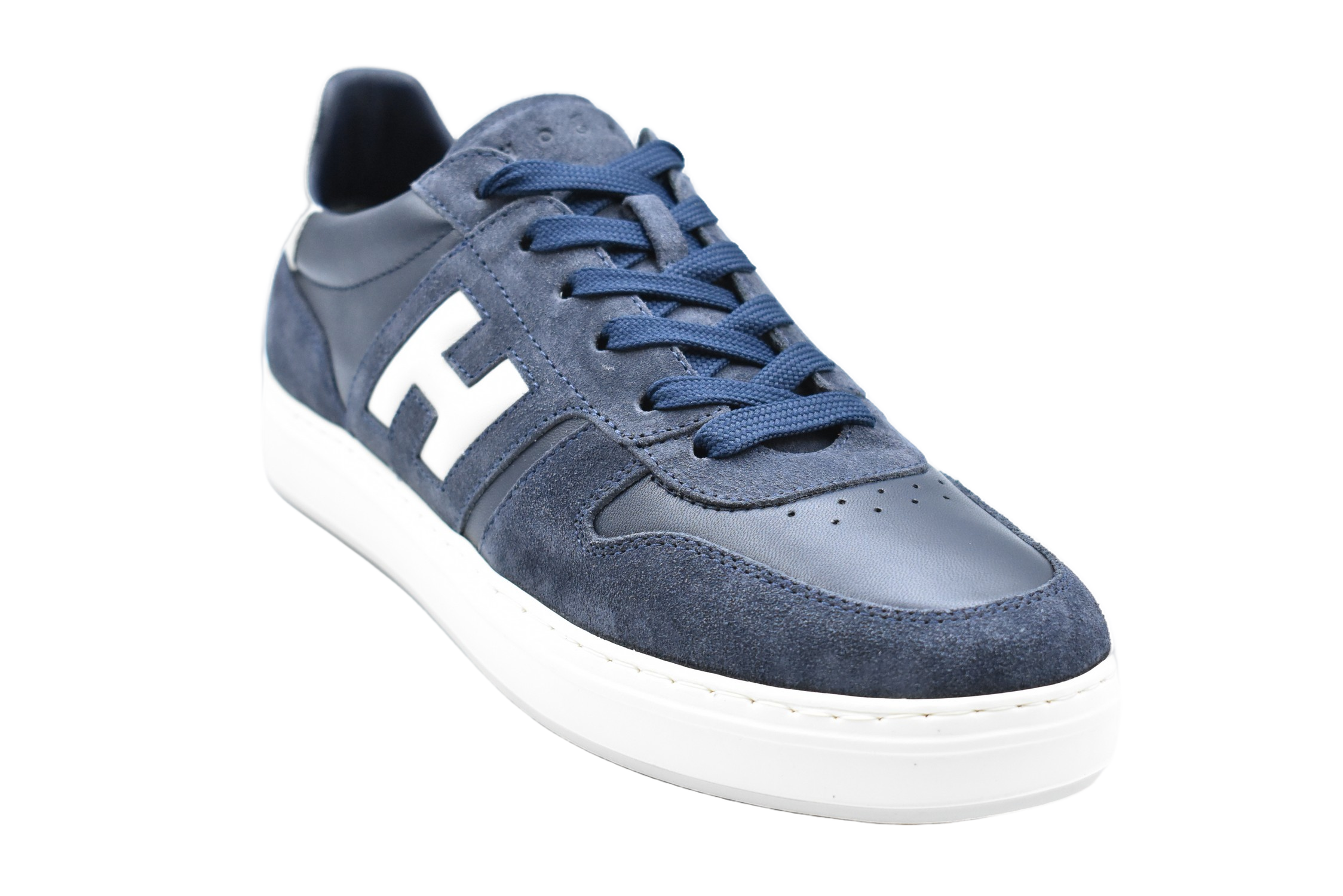Deep Blue Low-Top Sneakers