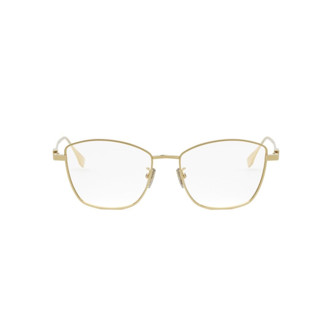 Fe50108f Gold Metal Frame Sunglasses