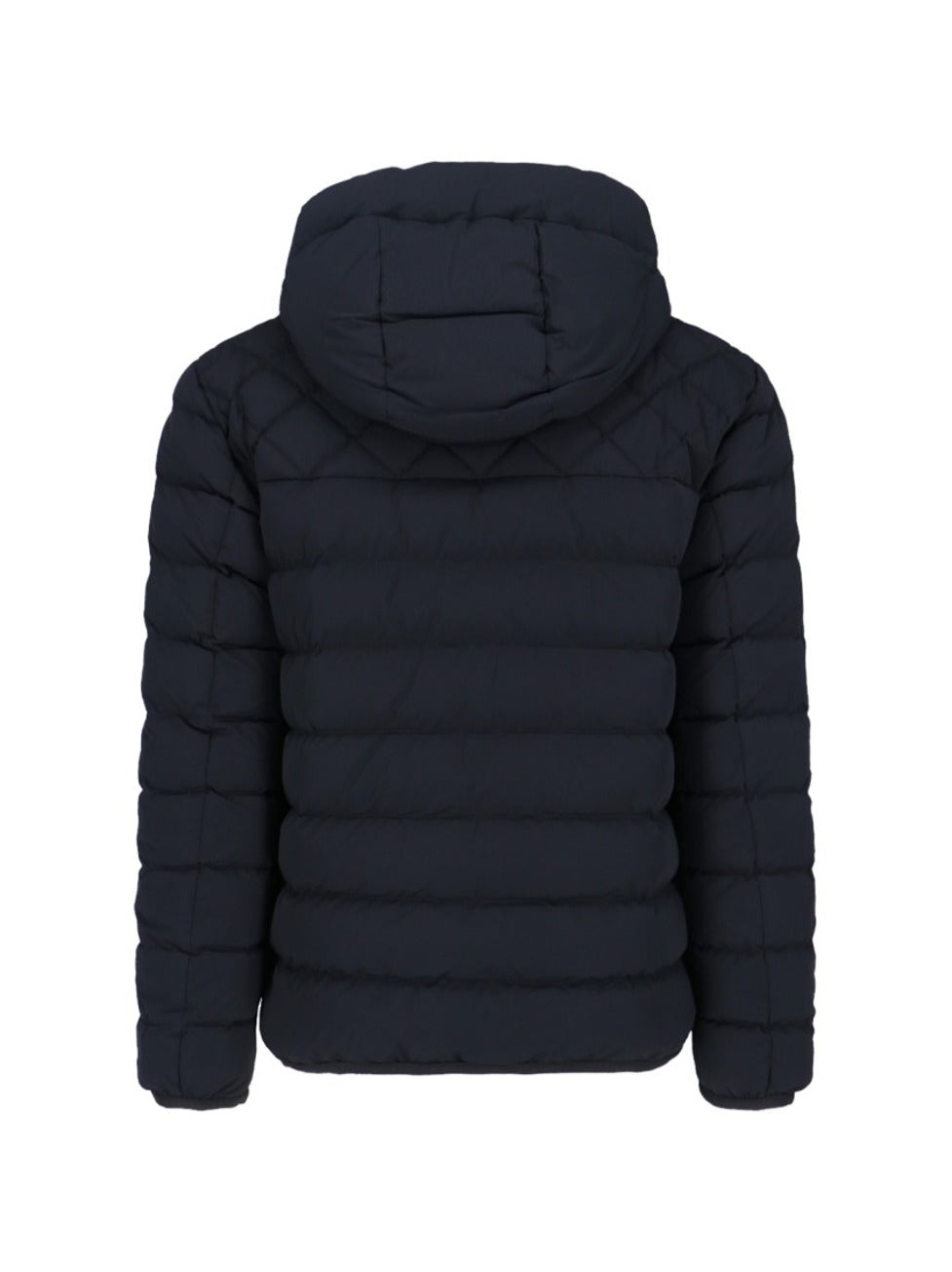 Adjustable Hood Quilted Down Jacket