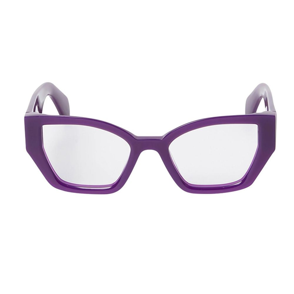 Oerj07Q Style 7Q Squared Geometric Sunglasses In Glossy Purple Acetate