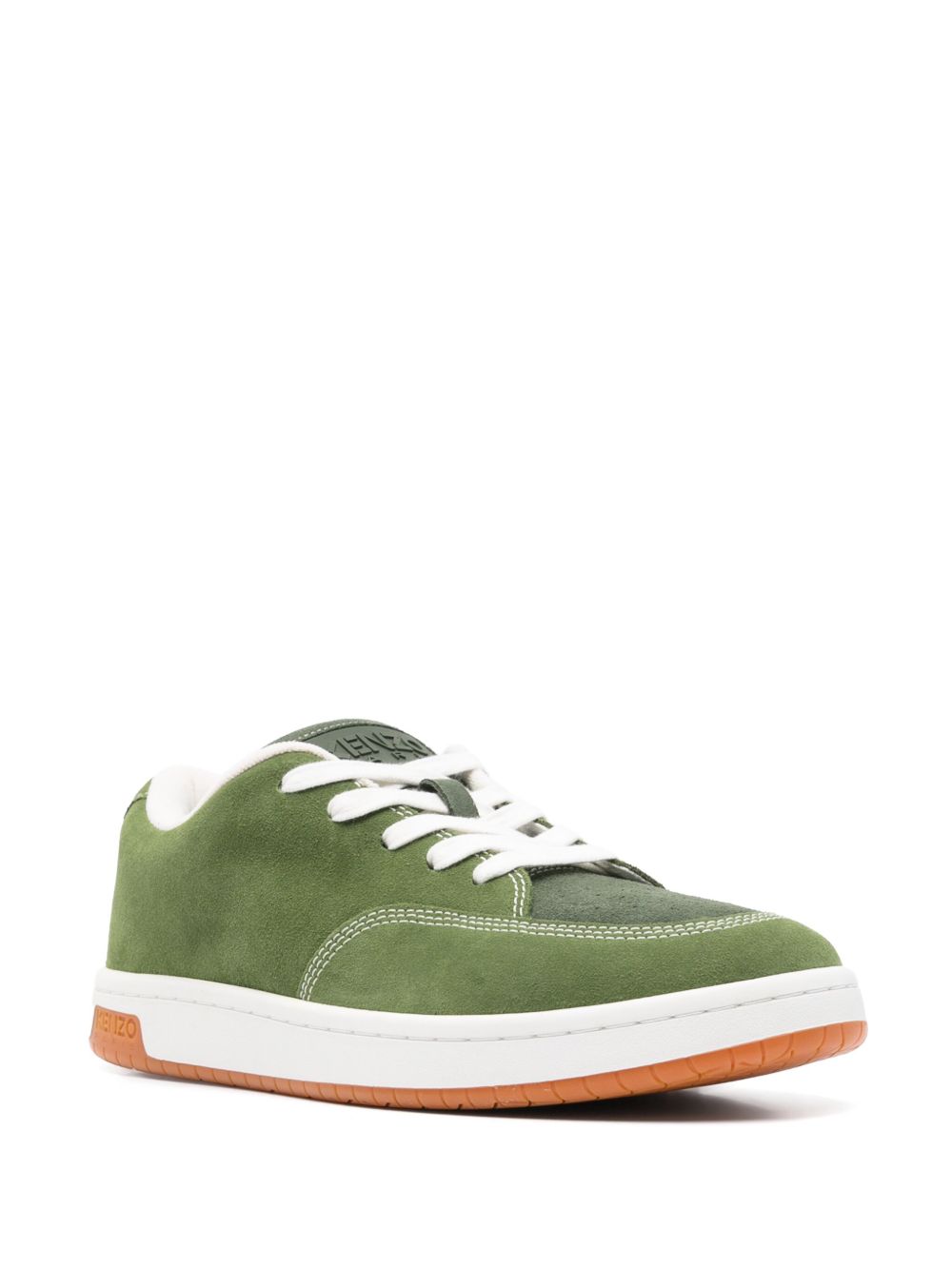 Low-Top Sneakers with Perforated Toebox