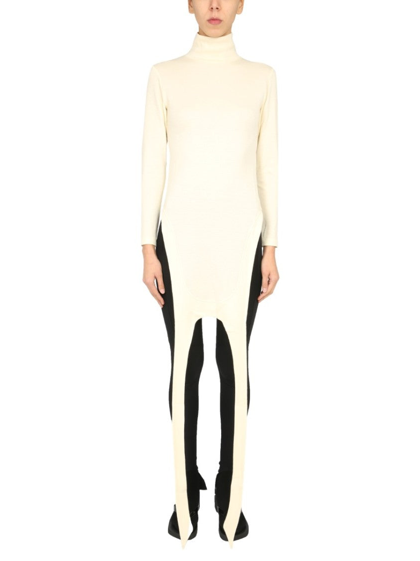 Polo Neck Apron Sweater
