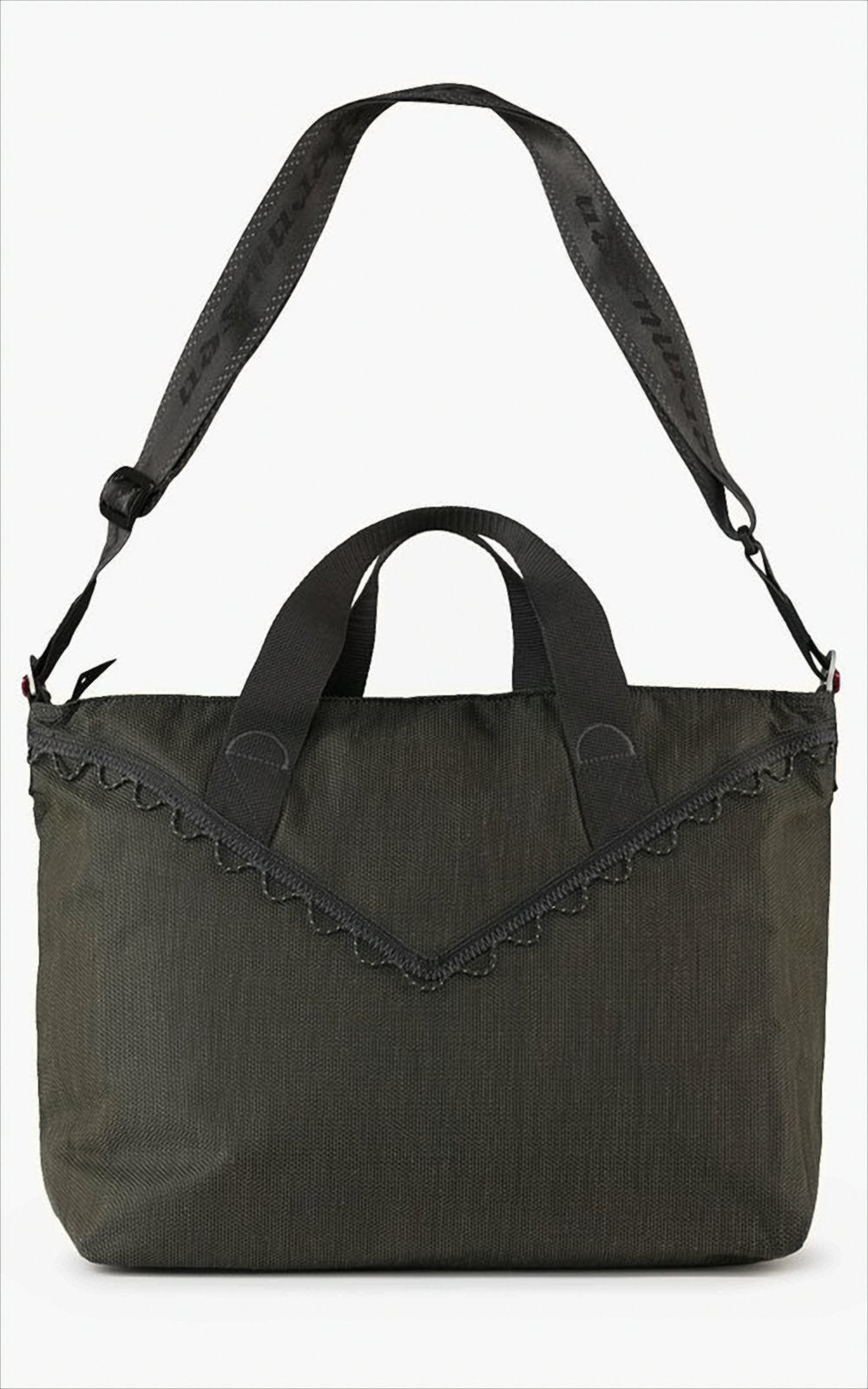 Structured Black Tote Bag with Carrying Options