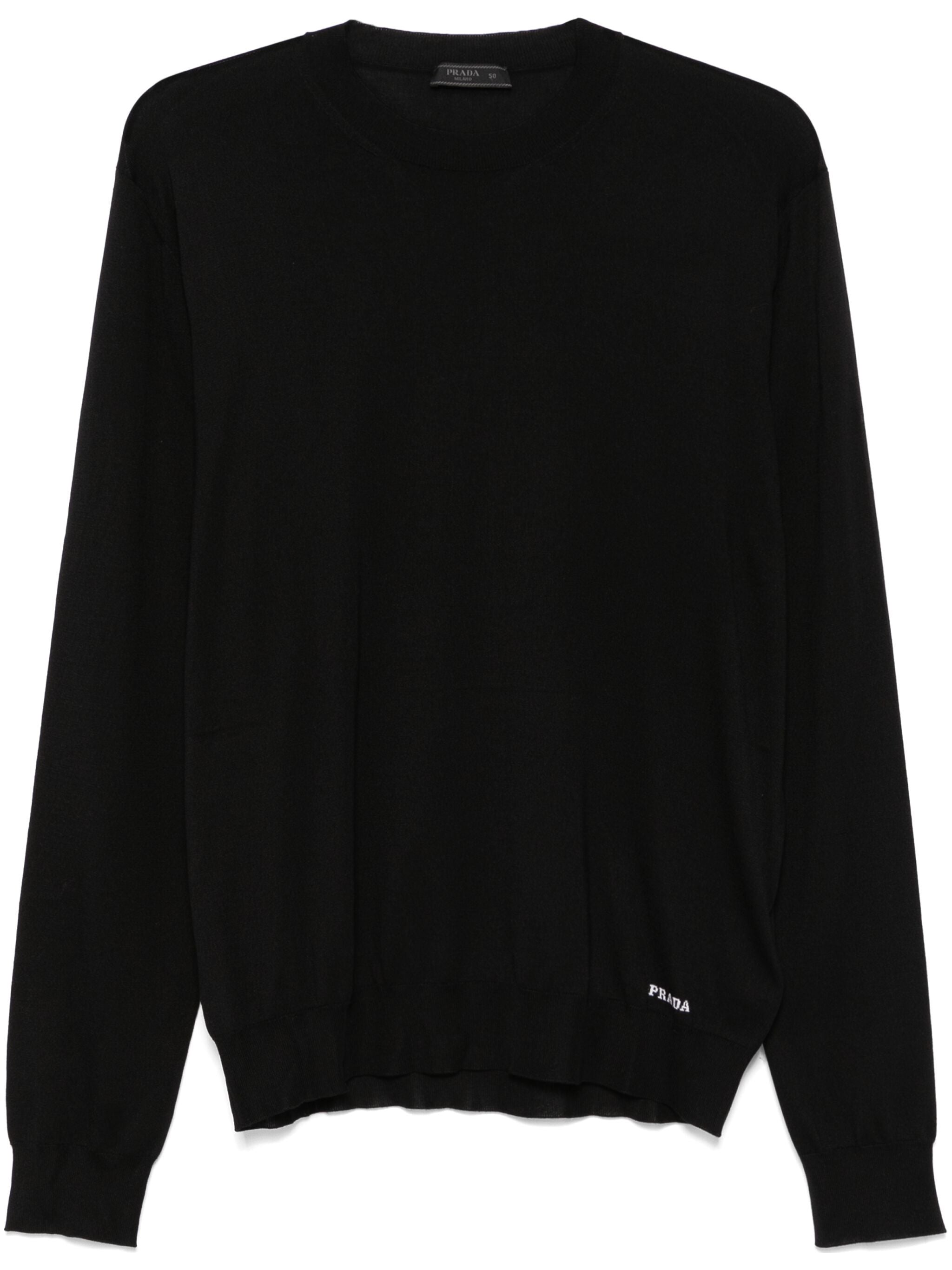 Recycled Silk Crewneck Sweater