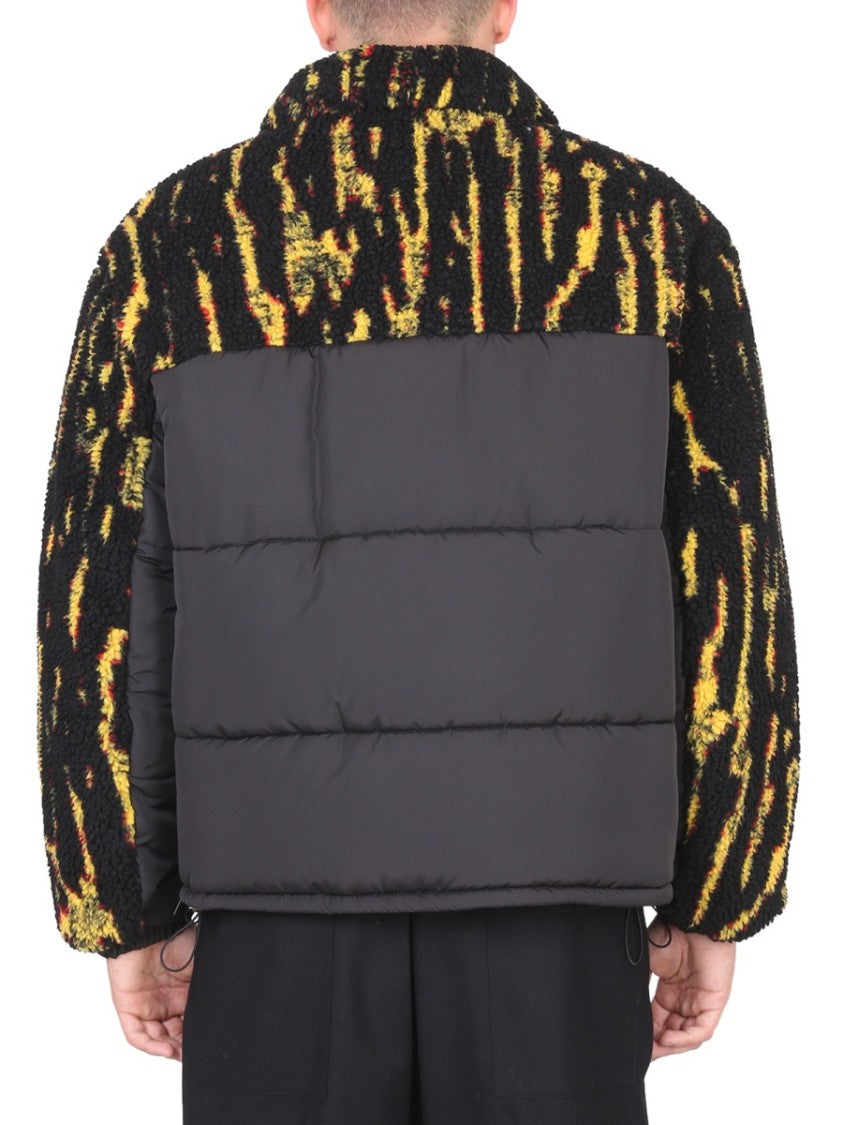 Textured Casual Jacket With Classic Collar