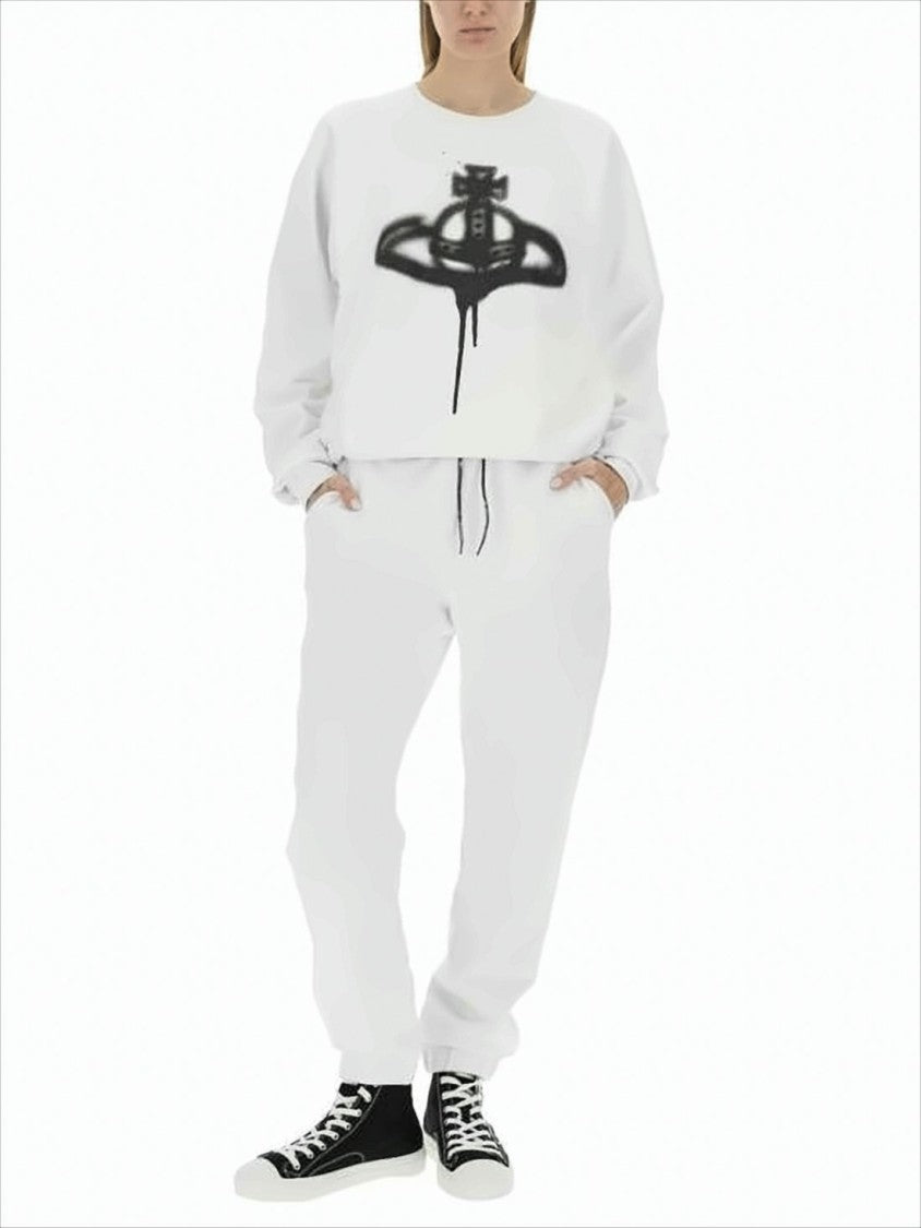 Long-Sleeve Shirt with Bold Graphic and Ribbed Cuffs