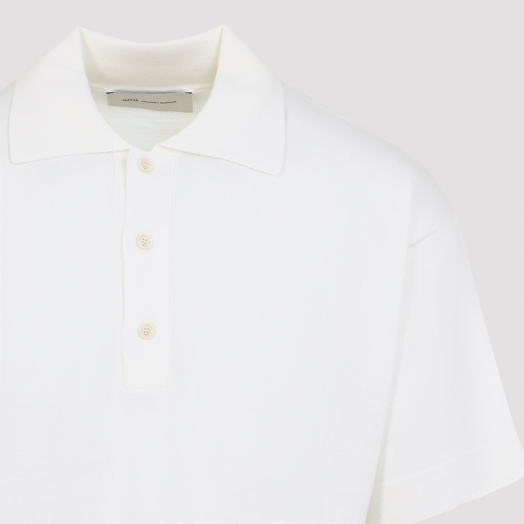 Wool-Silk Blend Polo Shirt with Classic Collar