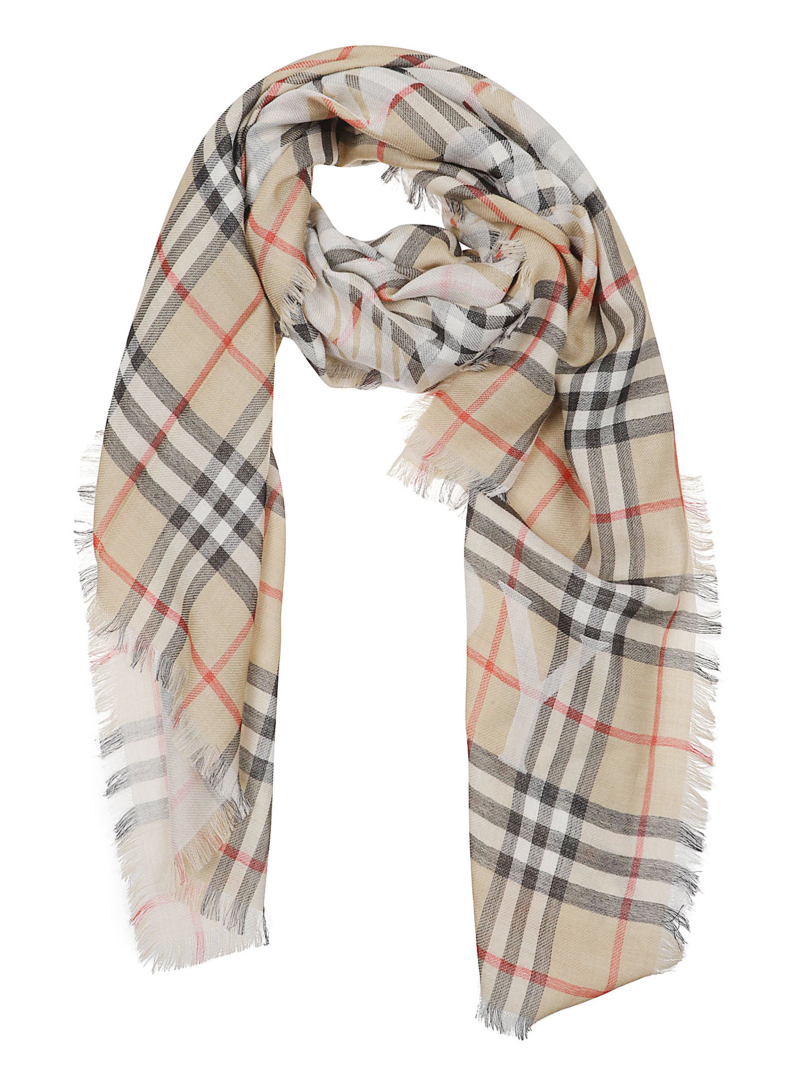 Lightweight Burberry Check Scarf