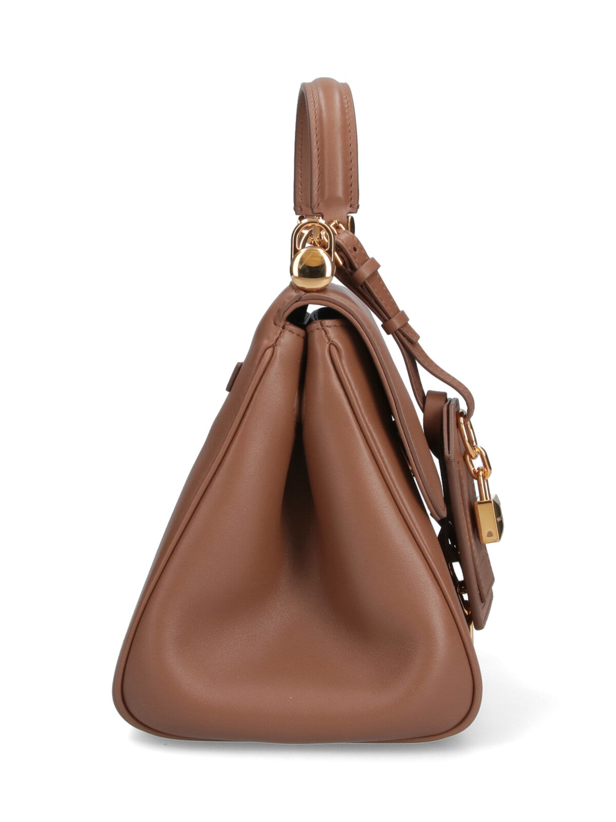 Brown My Sicily Leather Shoulder Bag