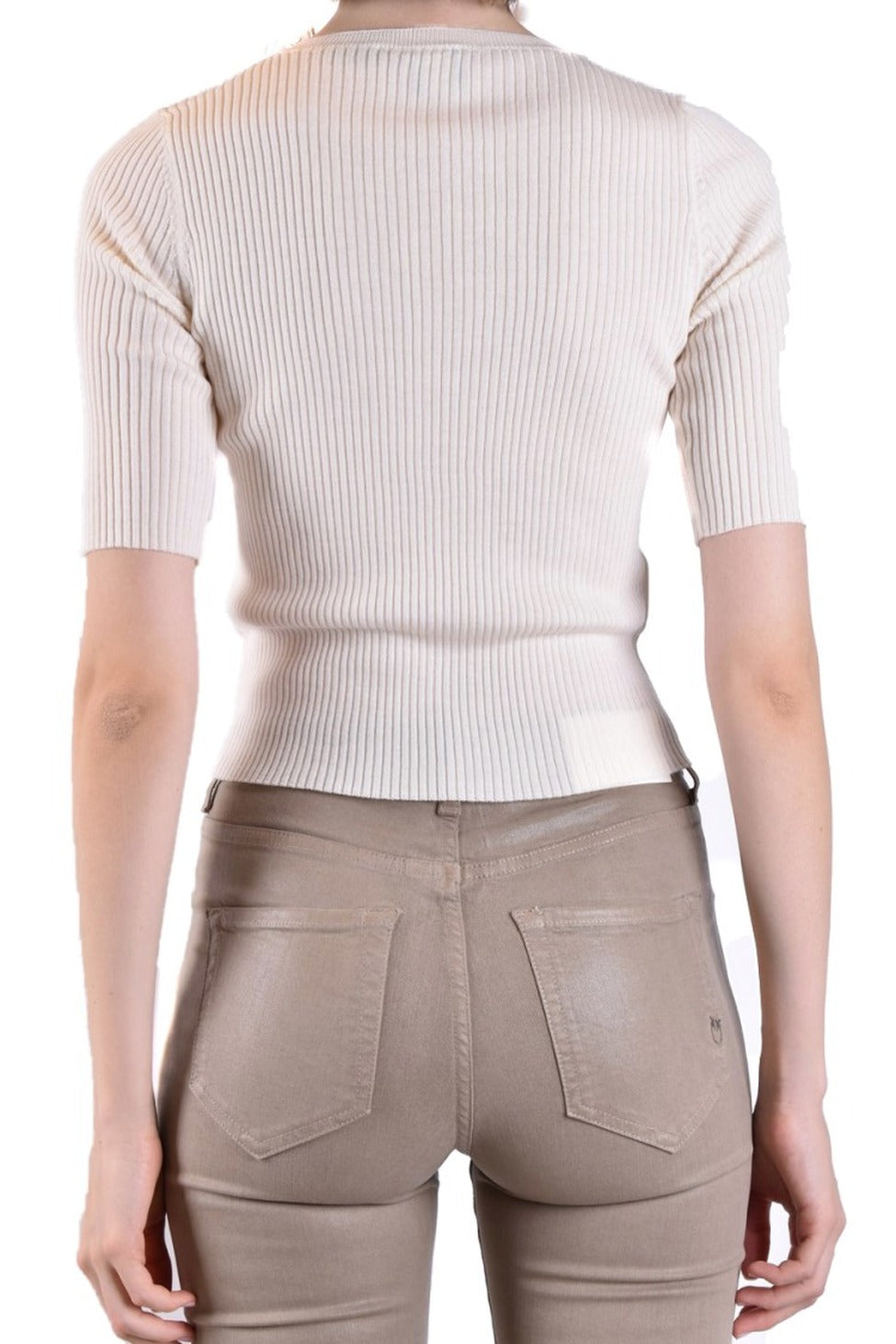 Short-Sleeved Knitted Sweater