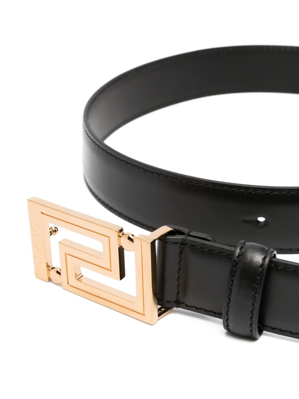 Satin-Finish Silk And Nylon Belt