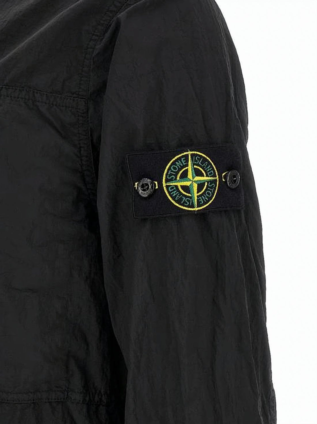 Black Lightweight Matte Finish Zip Shirt