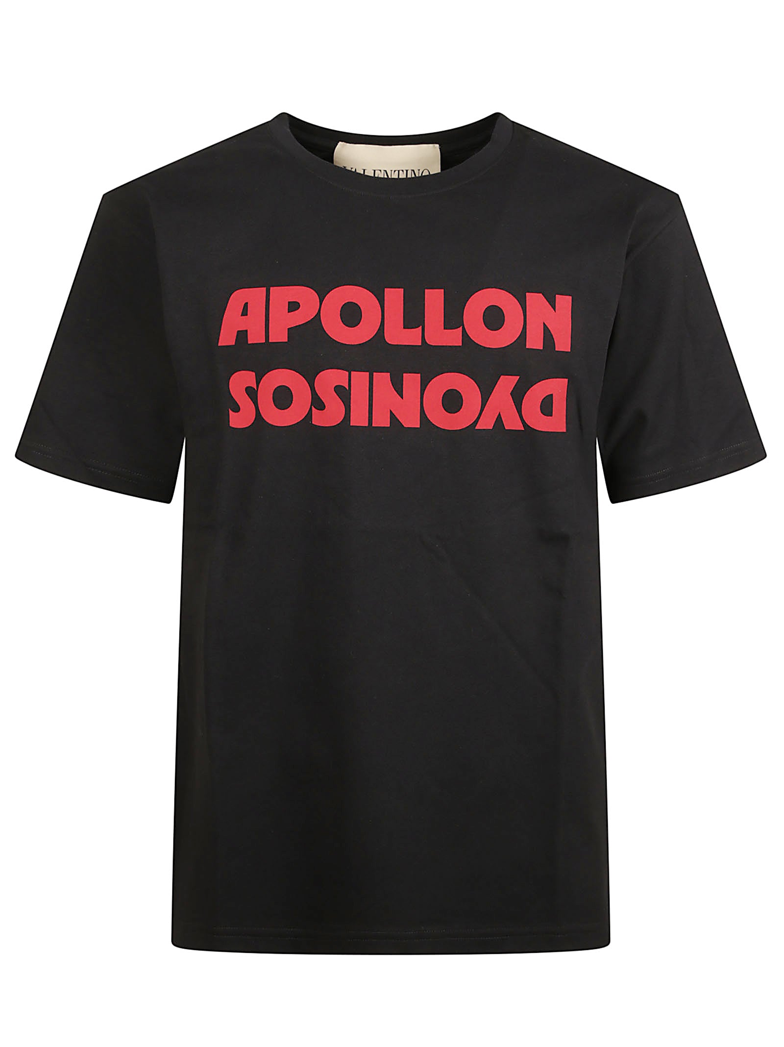 Pure Cotton T-Shirt With Contrasting Apollon/Dyonisos Print