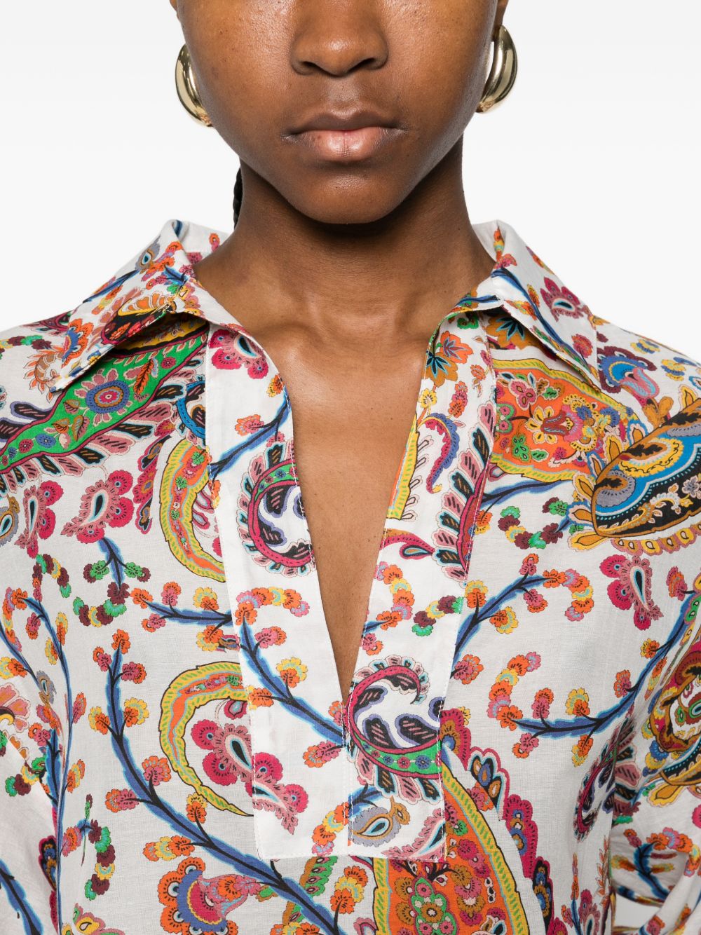 Paisley Print Shirt